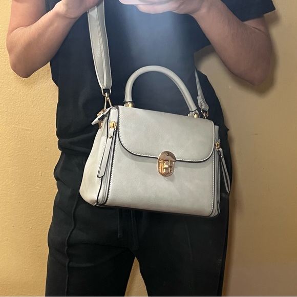 DETATCHABLE CROSS BODY HAND BAG - - Picture 4 of 7